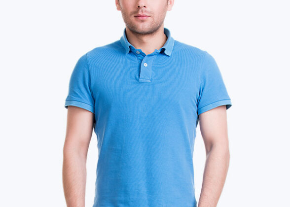 Men’s blue cotton t-shirt