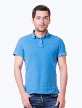 Men’s blue cotton t-shirt