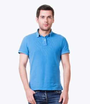 Men’s blue cotton t-shirt