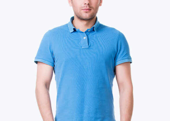 Men’s blue cotton t-shirt